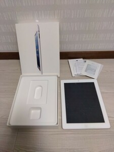 【稼働品】 Apple iPad Retina ディスプレイモデル 第4世代 wifiモデルMD513J/A A1458 16GB シルバー 【AW023】