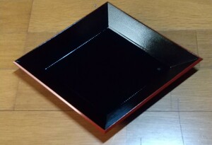 hi. shape pastry tray * black cake box resin made 