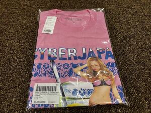 CYBER JAPAN DANCERS Cyber Japan Dan sa-zKAZUE number .- Watanabe . peace T-shirt pink 