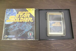 ○PCエンジン Huカード スーパースターソルジャー HUDSON 　動作未確認 ジャンク扱い SUPER STAR SOLDIER/ハドソン/HE-SYSTEM/HuCARD