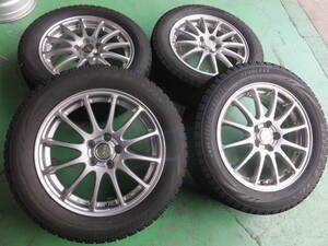 BS ECOFORME★6.5J+46 PCD100-5穴★BS BLIZZAK VRX 205/55r16★86・プリウス・アリオン・カローラスポーツ・レガシィ・BRZ等