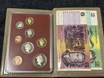 未使用 1988 オーストラリア プルーフ硬貨 ミント プルーフコイン 紙幣_画像3