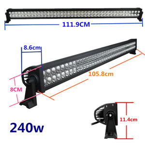  grade up CREE made chip installing 240W×1 pcs wide-angle 3w×80 ream 18000 lm LED working light agriculture construction machinery ship for truck goods car out light use 
