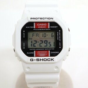 【CASIO/カシオ】G-SHOCK DW-5600EH-7JR 腕時計 エリックヘイズ デザイン クォーツ式 ホワイト 美品/2s0108