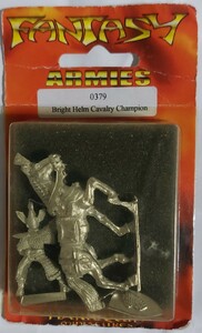 ハーレクィン Harlequin メタルフィギュア Bright Helm Cavalry Champion 1体入り 未開封 ファンタジー TRPG FANTASY ARMIES