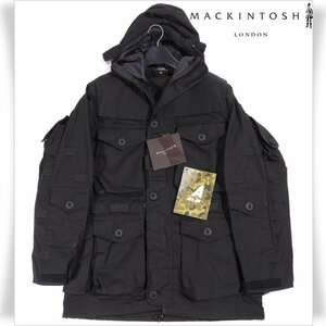 新品1円～★定価10.5万 MACKINTOSH LONDON マッキントッシュ ロンドン ArkAir アークエアー スナイパースモック ブルゾン 38 M 黒 ◆2087◆