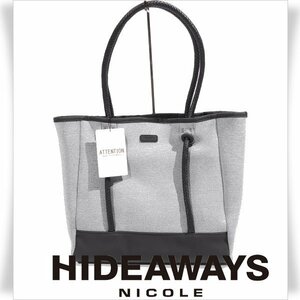 新品1円～★定価1.2万 HIDEAWAYS NICOLE ハイダウェイ ニコル メンズ ダンボールニットトートバッグ 肩掛け可能 大容量 本物◆2173◆