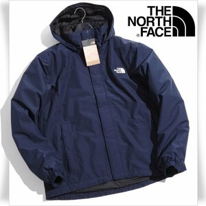 新品1円～★THE NORTH FACE ザ ノース フェイス メンズ 中綿 フーデッドブルゾン ジャケット M RESOLVE INSULATED JACKET 紺 ◆2982◆