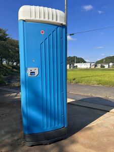 静岡県【直接引取限定】【発送不可/引取のみ】中古　仮設トイレ　現物現状渡し　和式本水洗トイレ　置場　在庫多数