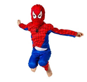 スパイダーマン 子供用Ｓサイズ コスプレ ３点セット 誕生祝い 記念日 贈り物　