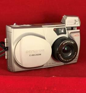 オリンパス OLYMPUS CAMEDIA C-200 ZOOM　現状品 取説、メモリー付属