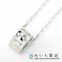 質屋 ブシュロン ディアマン ダイヤ ネックレス 750 D 13.1g 40cm BOUCHERON アクセサリー 291 みいち質店_画像1