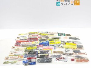 ロボワーム リーチ 3インチ ラッキーストライク THEオリジナルリンガー 等 ワーム 計53点 未使用＆中古