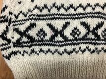 Vintage Hand Knit ハンドニット　タートルニット　ネパール製_画像4