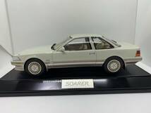 Hobby Japan 1/18 トヨタ ソアラ Toyota Soarer 3.0GT Limited (MZ20) 1986 Crystal White Toning 6143 J01-01-007_画像2