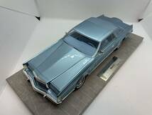 AMC 1/18 リンカーン Lincoln Continental Mark V 1979 Blue J01-5-001_画像6
