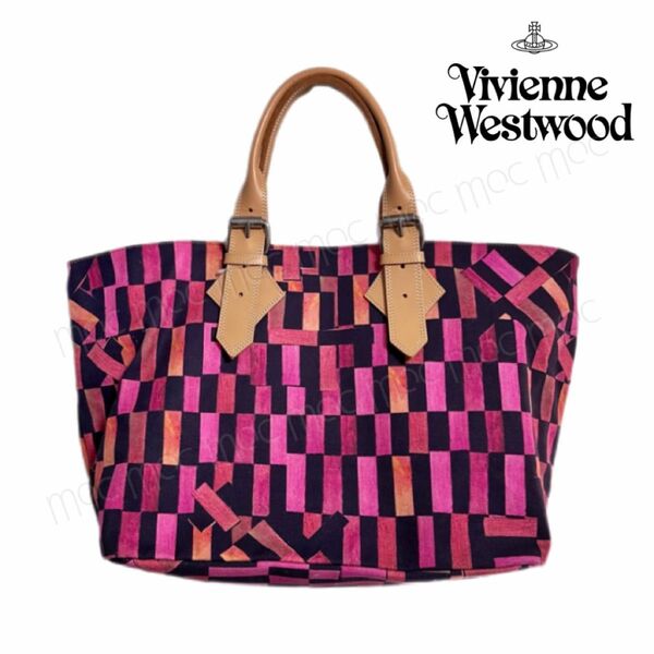 【新品未使用】vivienne westwood トートバッグ 総柄