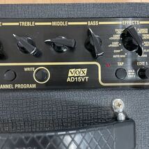 【中古】VOX ヴォックス AD15VT エレキギターアンプ valvetronix 23W エフェクター搭載モデル_画像3