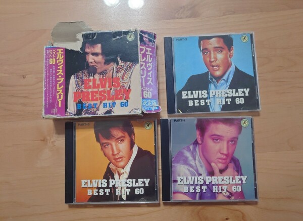 ★エルビス・プレスリー Elvis Presley★ベストヒット60★3CD★カバー付（破損あり）★ツメ折れあり★中古品