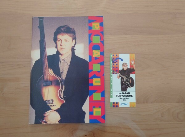 ★ポール・マッカートニー ★ワールドツアー 1989-90★PAUL McCartney World Tour★パンフレット★中古品★Japan Tour★concert brochure