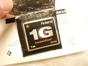 ローランド Roland ARシリーズ用コンパクトフラッシュ・メモリーカード（1Gバイト） CF-01G