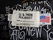 stussy×schott・ステューシー×ショット・Pコート・Made in USA_画像6