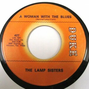 ◎ DEEP 45s The Lamp Sisters / A Woman With The Blues / I Thought It Was All Over [ US ORIG'68 Duke 427 ]