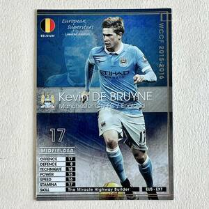 ♪♪WCCF 15-16 EUS-EX ケビン・デ・ブライネ Kevin De Bruyne Manchester City ♪三点落札で普通郵便送料無料♪