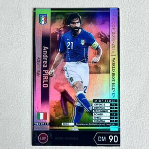 ♪♪WCCF 15-16 WBE アンドレア・ピルロ Andrea Pirlo Azzurri FOOTISTA版 変換カード ♪三点落札で普通郵便送料無料♪