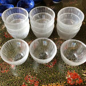 Sasaki glass ガラスコップ、ガラス小鉢　まとめて12個セット