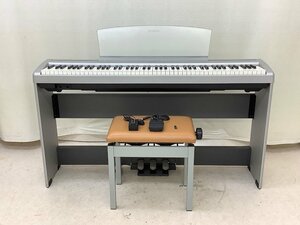 ヤマハ 電子ピアノ/椅子付き/シルバー P-95S 音出し確認済 2012年製 中古品 ACB