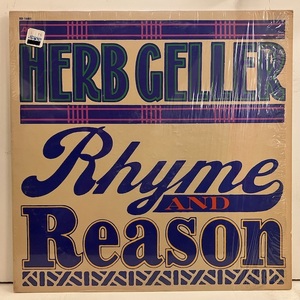 ■即決 FUSION Herb Geller / Rhyme and Reason sd1681 jf32746 米オリジナル Sudden Senility 収録