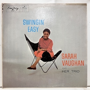 ■即決 VOCAL Sarah Vaughan / Swingin' Easy Mg36109 jv5419 米盤、赤Mono Maserdisk刻印 サラ・ヴォーン