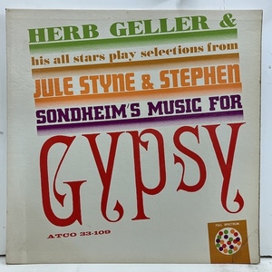 ■即決 JAZZ Herb Geller / Gypsy 33-109 j38683 米オリジナル、Dg Mono AT刻印 HANK JONES