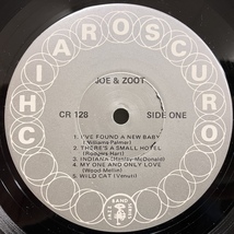 ■即決 JAZZ Zoot Sims / Joe & Zoot cr128 j38729 米オリジナル、シュリンク付きカバー ズート・シムズ _画像2