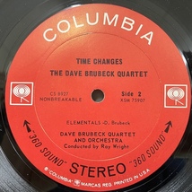 ■即決 JAZZ Dave Brubeck / Time Changes cs8927 j38740 米オリジナル2eye Stereo デイヴ・ブルーベック_画像2