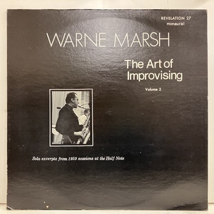 ■即決 JAZZ Warne Marsh / the Art of Improvising volume2 rev-27 j38802 米盤、赤 ウォーン・マーシュ