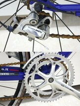 北海道 千歳市発 要タイヤ交換 GIOS/ジオス ロードバイク BALENO 2×9速 700×23C 520mm SHIMANO WH-R550 NITTO M186 STI バレーノ 自転車_画像7