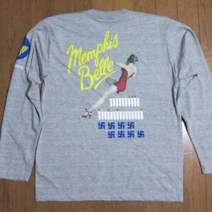 フライトジャケット風 ロングTシャツ メンフィスベル B-17 02