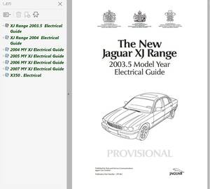  Jaguar JAGUAR XJ series X350 2003-2007 wiring diagram 