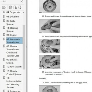 リンカーン ナビゲーター 2012-2014 ワークショップマニュアル 整備書 ボディー修理 修理書 エクスペディションの画像6