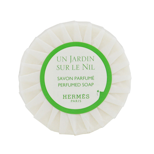  Hermes na il. garden puff .-mdo soap 25g UN JARDIN SUR LE NIL PERFUMED SOAP HERMES new goods unused 