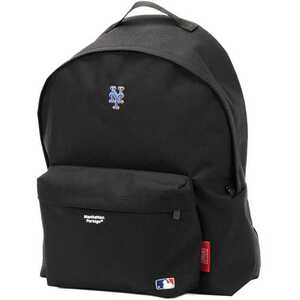 マンハッタンポーテージ ビッグアップルバックパック M MLB ニューヨーク・メッツ ブラック W34×H44×D14cm #MP1211MLBM-1000 新品 未使用