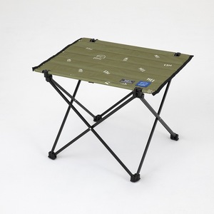 メイ×ホールアース コンパクト ラウールテーブル 約45×34×H33.5cm(使用時) オリーブ #220018 WHOLE EARTH 新品 未使用