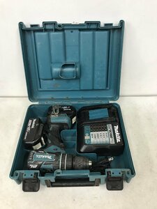 【中古品】★makita(マキタ) 18v充電式震動ドライバドリル (4.0Ahバッテリx2/充電器/ケース) HP480DRMX　ITJ2JIR95K8I