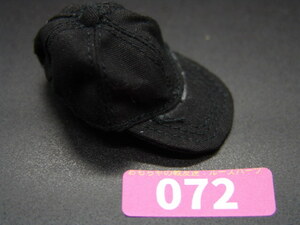 [P:072 ]1/6 doll parts :Hottoys made : black cap [ long-term storage * junk treatment goods ]