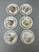 A0215 ROYAL DOULTON ロイヤルドルトンカップ&ソーサー 六客 春夏秋冬 コーヒーの道具 茶道具 珈琲道具 コーヒーカップ皿 西洋美術 _画像3