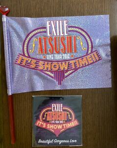 EXILE ATSUSHI　　『IT'S SHOW TIME！！』　Beautiful Gorgeous Love　Exclusive Ver．CD　＆フラッグ　！！