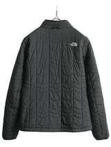 US企画 ノースフェイス 中綿 キルティング ナイロン ジャケット レディース M 古着 The North Face ジャンパー フルジップ アウトドア 濃灰_画像6