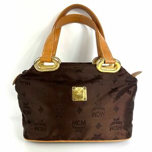 MCM エムシーエム ハンドバッグ ミニバッグ ブラウン レディース ブランド　中古品